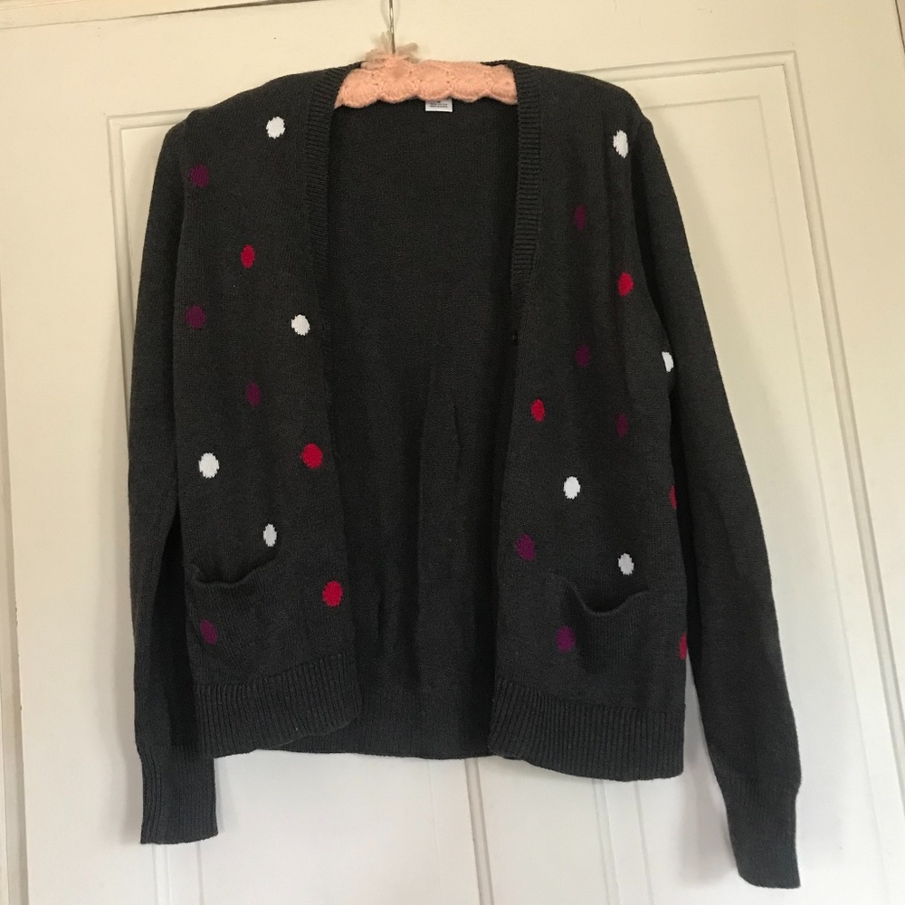 Liz Claiborne gray cardigan
